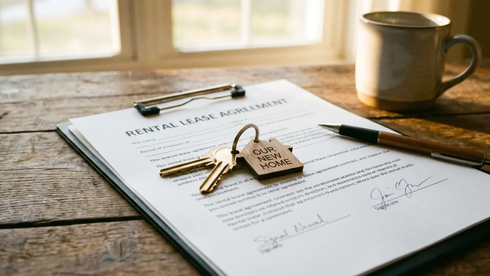 Clés de logement sur un bail, propriétaire bailleur et assurance PNO