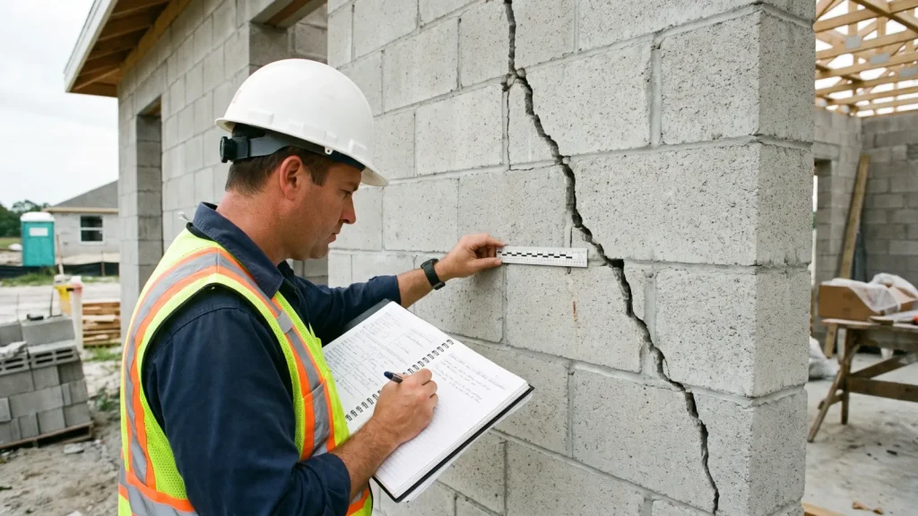 Expertise d'une fissure structurelle prise en charge par l'assurance dommage ouvrage